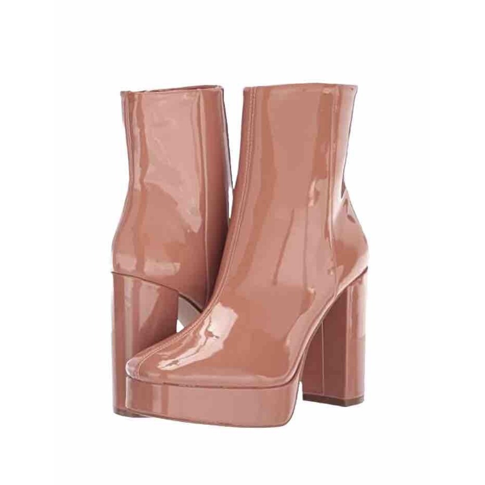 Madden Chunky Platform Bootie 10 Patent Leather $89 70's Punk 60' Mod Retro